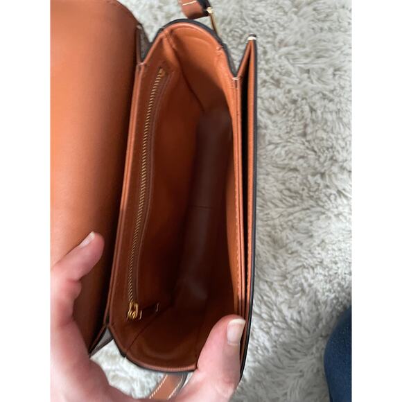 CELINE Teen Triomphe Bag in Triomphe Canvas and Calfskin - Picture 11 of 15